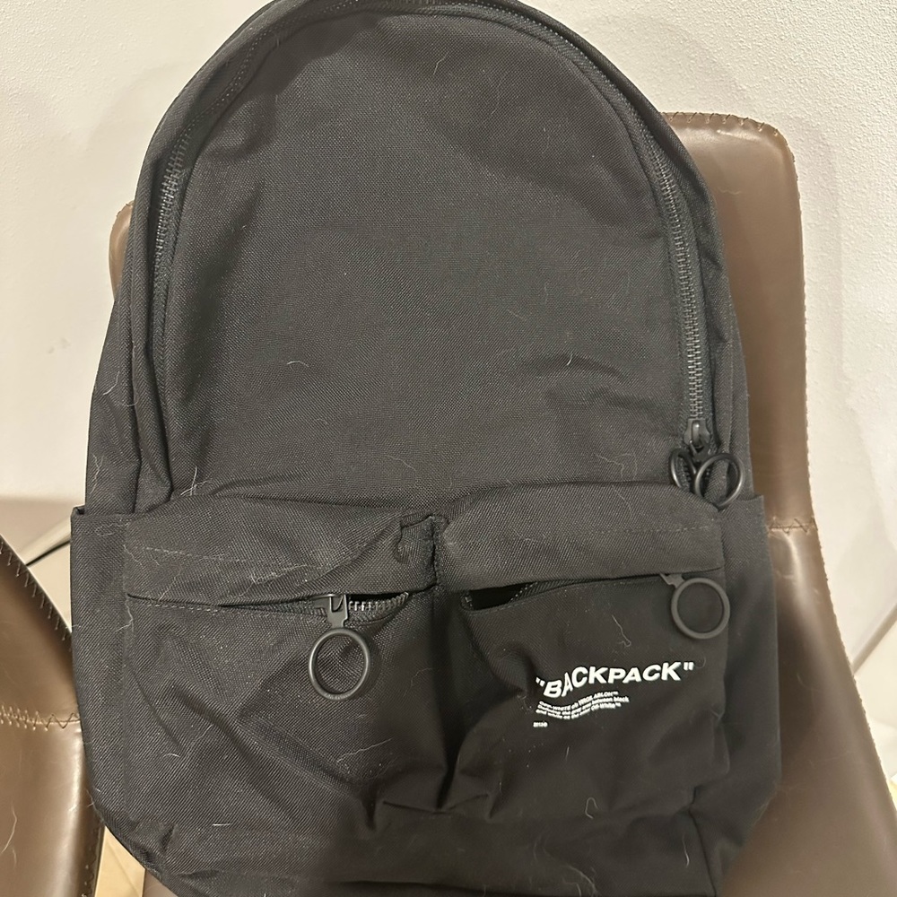Off white logo backpack